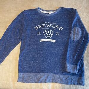 Milwaukee Brewers Blue Long Sleeve Shirt